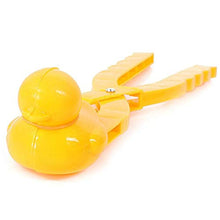 Congci Clip per Palla di Neve, Clip per Palla di Neve Anatra, Clip per Palla di Neve a Forma di Anatra, Creatore di Palle di Neve Anatra Non tossico Pratico Sport Invernali all'aperto Strumenti