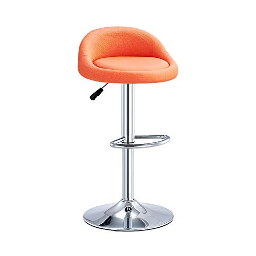 C-J-X STOOL/CHAIR Sgabello di Bellezza, Colore Confortevole Sedia Girevole Bar KTV Sgabelli da Bar Negozio di Manicure Negozio di Tatuaggi Sedia da Lavoro 38,5 * 60-80 Cm(Color:Arancia)