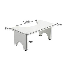 DDZHE Poggiapiedi per Cucina in Bagno, Sgabello per WC in Legno massello, Sgabello per WC accovacciato, Aiuta ad alleviare costipazione e gonfiore