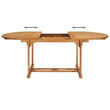 SKM Set da Pranzo da Giardino 7 pz in Legno Massello di Teak (78.77kg)