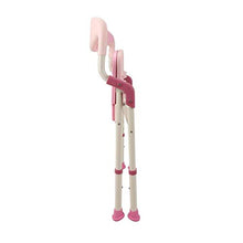 XD Sgabello da Bagno Senior Bathing Chair Pieghevole Bagno Doccia con Schienale e corrimano Sgabello Sgabello per disabili Regolabile in Altezza Sgabello con Cuscino in Schiuma Eva Rimovibile e