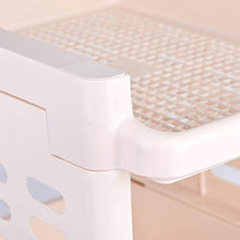 &ripiano di stoccaggio Scaffale, multifunzione da terra con ruote Trolley Mensola Bagno Soggiorno bagagli Rack a 4 strati Scaffale di finitura