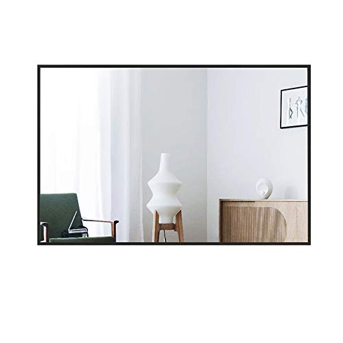 Bathroom mirror Nordic Semplice Bagno Moderno antideflagrante in Lega di Alluminio Full Size Nero/Oro/Argento Specchio da Bagno Specchio da Parete Specchio da Bagno