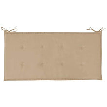 FAMIROSA Cuscino per Panca da Giardino Beige 100x50x3 cm