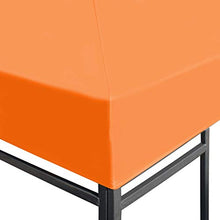 Festnight Copertura Superiore per Gazebo 310 g/m² 3x3 m Arancione
