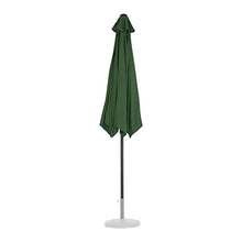 Uniprodo Ombrellone da Esterno Grande Ombrello da Giardino Uni_Umbrella_MR270GR (Verde, Esagonale, Ø 270 cm)