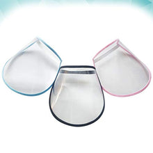 EXCEART 3Pcs Protezione per Schizzi per Bambini Visiera per Fascia Elastica Copertura Integrale Antiappannamento Cucina Cottura Anti-Olio Splash Colore Casuale Bordo