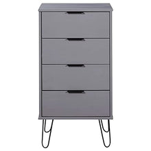 vidaXL Cassettiera Legno Chiaro Bianca 45x39,5x90,3cm Massello di Pino