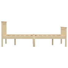 FAMIROSA Giroletto con 2 Cassetti in Legno Massello di Pino 140x200 cm-0339