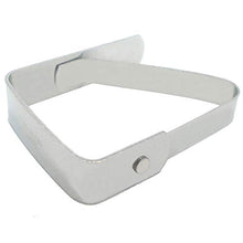 Huture - Mollette Flessibili Antiscivolo per tovaglie, per Esterni, in Acciaio Inossidabile, per Feste a casa, Feste, ristoranti, Buffet di accoglienza, 10 Pezzi, Colore: Argento