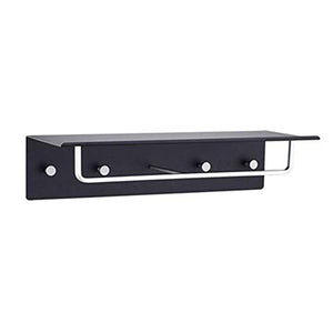 Semplicità Elegante Scaffale a Muro Scaffale Galleggiante Scaffali Porta Asciugamani Spazio in Alluminio Asciugamano da Bagno Pezzi Appesi Non Arrugginisce Ingresso Del Bagno in Metallo, 3 Colori, H