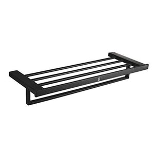 AGGF Portasciugamani Portasciugamani da Bagno in Acciaio Inox Mensola con portasciugamani Multiplo, binari portasciugamani Pieghevoli a Parete Doppia Foratura Pieghevole AW I-7