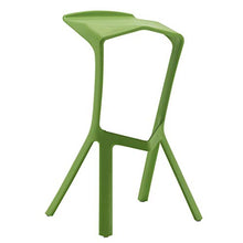 ZHJING Seggiola da Bar Sgabelli da Bar Sedie in Plastica Sgabelli da Bar Sgabelli da Bar da Cucina Proteggi Piano di Sicurezza personalità (Color : Green)