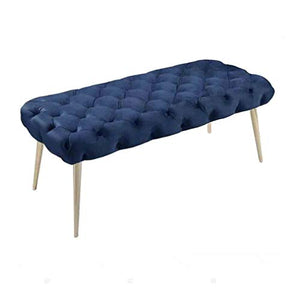 Panca Ottomana Ottomano Bench Poggiapiedi Scarpe Banco Negozio di Abbigliamento Cambio di Medicazione Sgabello Bedroom End Sgabello (Colore : A, Size : Length 100cm)
