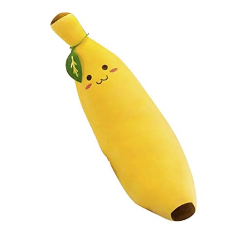 Moonvvin - Cuscini in peluche a banana, 50 cm di altezza, super morbidi, per abbracciare giocattoli carini a forma di frutta, regalo per bambola, giocattoli per la camera da letto