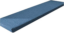Yuing - Cuscino per panca da giardino, in schiuma ad alta densità, per sedie da patio, comodo e resistente, per interni, divano e finestra, colore: blu, 110 x 30 cm