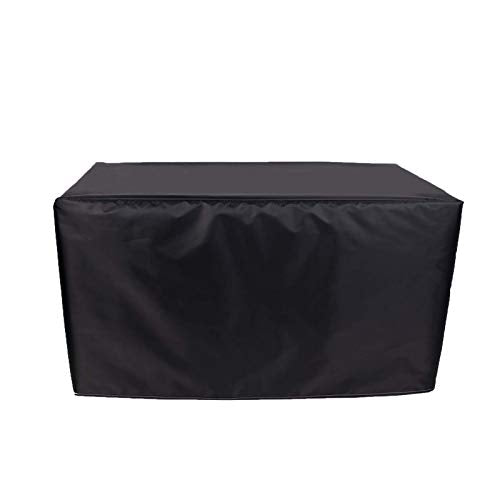 WZDD Copertura Tavolo Esterno da Giardino 152x104x71cm, Copertura Protettiva per Mobili da Giardino, Anti-UV Copertura per Tavoli da Esterno - Nero