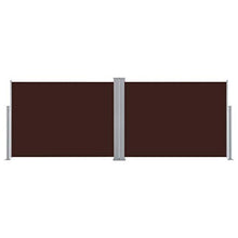 UnfadeMemory Tenda da Sole Laterale Retrattile, Separe Divisorio Esterno, Protezione Privacy Paravento - Parasole per Patio Balcone Terrazzo Giardino Antracite Marrone 100x1000 cm