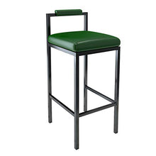 SHIJING Sgabelli Cucina Moderni Mobili da Soggiorno Sgabelli da Bar con Gambe in Metallo Nero/Schienale con Design Cavo | Seggiolone Casual Imbottito in PU per bancone/Cucina/Colazione/Pub