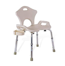CLJ-LJ - Sgabello da bagno con design per anziani, antiscivolo, in lega di alluminio, sicuro, comodo e sicuro per disabili