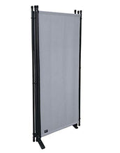 QUICK STAR Paravento da Giardino 170 x 165 cm 3 parti pieghevole Divisorio in Tessuto Protezione della Privacy Bianco