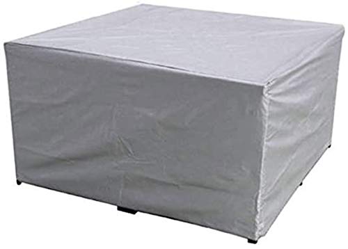 HUACHENG Coperture per mobili da Giardino per Patio Esterno   Coperture per sedie Impermeabili da Pioggia e Neve per Sedia Imbottita Copertura Antipolvere-Argento, 218X218X90cm