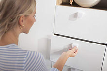 Meubletmoi - Armadio a 3 ante, 3 cassetti e 2 nicchie, in legno chiaro e bianco, design moderno, collezione Gabriel