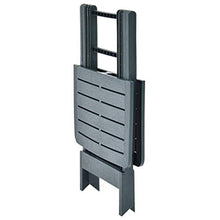 Festnight Tavolo da Giardino Pieghevole Verde 79x72x70 cm Tavolo da Giardino da Balcone Richiudibile in Plastica Tavolo da Campeggio