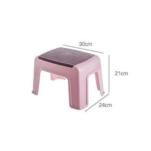 huixu 2 Pezzi di plastica Piccolo Sgabello Soggiorno Antiscivolo Panca da Bagno Bambini Sgabello Passo cambiando Scarpe sgabelli Bambini ottomano