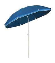 VERDELOOK Ombrellone Spiaggia in Nylon con palo in Metallo Verniciato, Diametro 180 cm