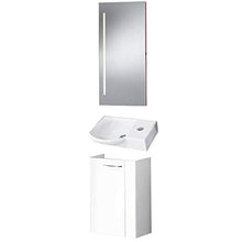 Fackelmann Sceno Set di 3 Accessori da Bagno per lavello/lavabo/Specchio