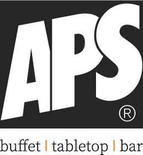 APS portabottiglie, portabottiglie, contenitore per 6 bottiglie, anello Ø 9,5 cm, 21,5 x 32 cm, altezza 33 cm, in metallo cromato