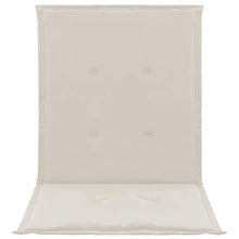 Festnight Set di 2 Cuscini di Seduta Cuscini per Sedie da Giardino Comoda Seduta 100x50x3 cm Colore Crema