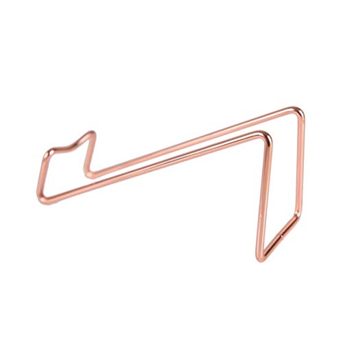 BESTonZON Espositore per Vino Scaffale per Birra Scaffale per Vino Supporto per ripiano per Cellulare Contatore per bancone da Cucina Bancone da Bar (Oro Rosa)