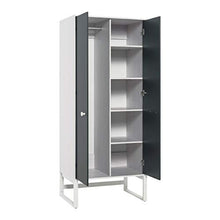 Guardaroba a 2 ante Vox Nest - Bianco Grigio