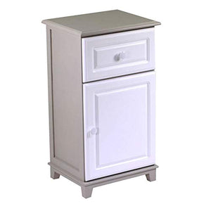 Vacchetti Olimpia Mobiletto, Legno, Bianco, Medio