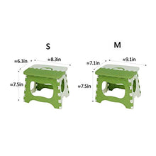 LZL Sgabello WC Sgabello per Sgabello Pieghevole Sgabello per Bambini e Adulti Uso in Cucina Bagno e Camera da Letto Vasino Tozzo (Color : Green, Dimensione : M.)