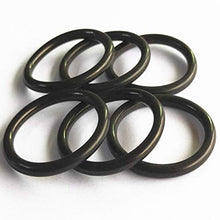 Holibanna 40Pcs di Gomma O- Ring NBR Elastico Universale Resistente al Calore Anello di Tenuta Anelli di Tenuta per I Raccordi Macchina Orologio Nero