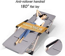 FACAZ Sedia Pieghevole reclinabile Zero-Gravity Multi-Funzione Lettino Prendisole Giardino reclinabile Terrazza Vacanza Sedia da Spiaggia con tampone di Cotone