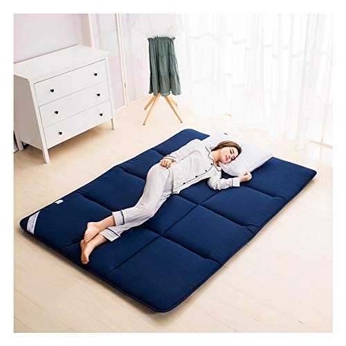 HUATAN Materasso Tatami Futon Futon Pieghevole, Multiuso Addensare Mantieni Caldo Materasso Coprimaterasso Imbottitura Fiocco per Soggiorno Dormitorio,C,120 * 200cm/47 * 79inch