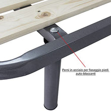 SomnusSana - Rete Ortopedica a Tavole - per Materasso Francese Misura 140x200 h35