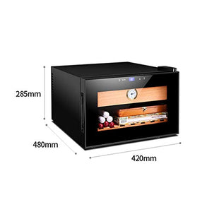 Umidificatori Humidor Armadietto Idratante for Mini Sigari in Legno di Cedro A Temperatura Controllata da 25 Litri Armadietto for Vino for Sigari Alcolico Incorporato for Uso Domestico
