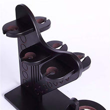 Feifei Portabottiglie Vino Set di Bicchieri da Vino in Legno per Vino - Confezione da 1 Bottiglia di Vino Rosso e 6 Bicchieri da Vino