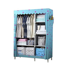 Guardaroba Noleggio Panno da Cucina Panno Robusto Casa a più Strati della Porta Camera da Letto di immagazzinaggio della Copertura Zipper Hanger Cabinet XINYALAMP (Color : F)