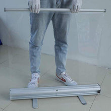 (Uso in Business) Roll Up Banner Rullo Rullo Pull Up Clear Banner Schermata di partizione |Guardia di protezione protettiva per pavimenti in piedi, per distanziamento sociale, scuole, uffici banner st