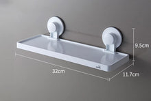 Velidy Portaoggetti per mensole da bagno Portabicchieri da cucina con ventosa forte (piccolo-12,5 ")