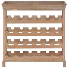vidaXL Mobile Portavini Design Elegante Senza Tempo Spazioso Funzionale Resistente Solido Cantinetta Portabottiglie Mobiletto Vino Marrone MDF