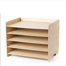 Schedario Classificatore Verticale Cartella del Desktop, Portariviste in Legno Scaffale per Cancelleria A più Piani, Forniture per Ufficio O Articoli per La Casa (Size : #12)