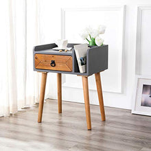 HMDJW Comodino, Stabile Pine Comodino Maniglia Locker Stabile in Alluminio Comodino for Una Facile Installazione (Color : B)