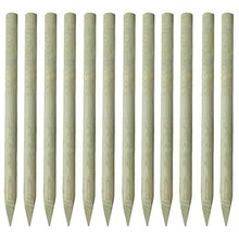 honglianghongshang Pali Appuntiti Recinzione 12 pz 5x150 cm Legno Impregnato FSC Articoli di ferramenta Barriere e recinzioni Pali e Assi per recinzioni